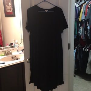 LuLaRoe 3xl black Carly dress